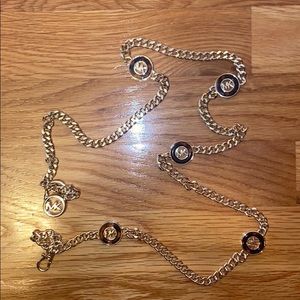 Gold tortoise Michael Kors Chain belt